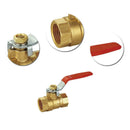 Bathroom Copper Ball  Full Port PEX Ball Valve 3/4 Inch Forged Brass Lead Free