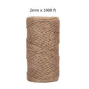 DIY Handmade Jute Rope 1000 Feet 2Mm 3 Ply Natural Jute Twine String Rolls  A3L3
