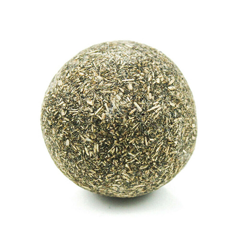 Pet Cat Natural Catnip Treat Ball Home Chasing ys Healthy Edible Treating FT