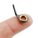 14pcs Fishing Rod Guide Rings Rod Repair Tip Tops Circle Pole Repair Kit