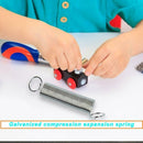 200pcs Zinc Plated Compression Extension Springs for Repairs Tension Spring