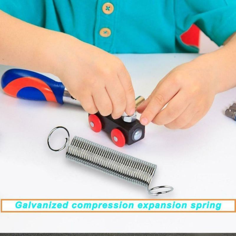200pcs Zinc Plated Compression Extension Springs for Repairs Tension Spring