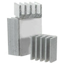 5X(15 PCS One Set Aluminum Heatsink Cooler Adhesive Kit Sink for Cooling R H9D3)