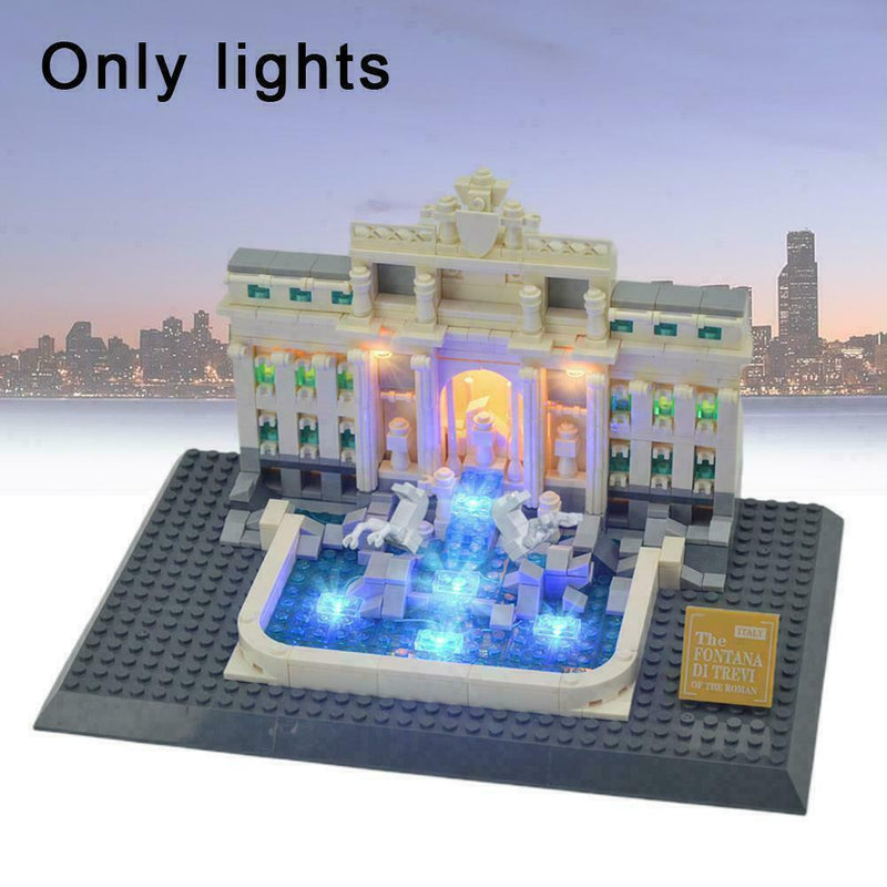 USB Lighting Kit For LEGO Architecture Trevi Fountain LIGHT ONLY) KIT (LED S2W1