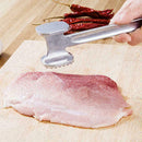 Stainless Steel Double Side Beaf Steak Mallet Meat Tenderizer Hammer HOT C4 T4L6