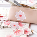 45pcs/pack Cherry Sakura Journal Stickers DIY Diary Stationery Stickers OZ FT