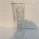 Clear Glass Oil Lamp Room Light Decor Alcohol Kerosene Burner Wedding 12cm
