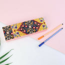 DIY Flower Special Shaped Diamond Painting 2 Grids Students Pencil Case