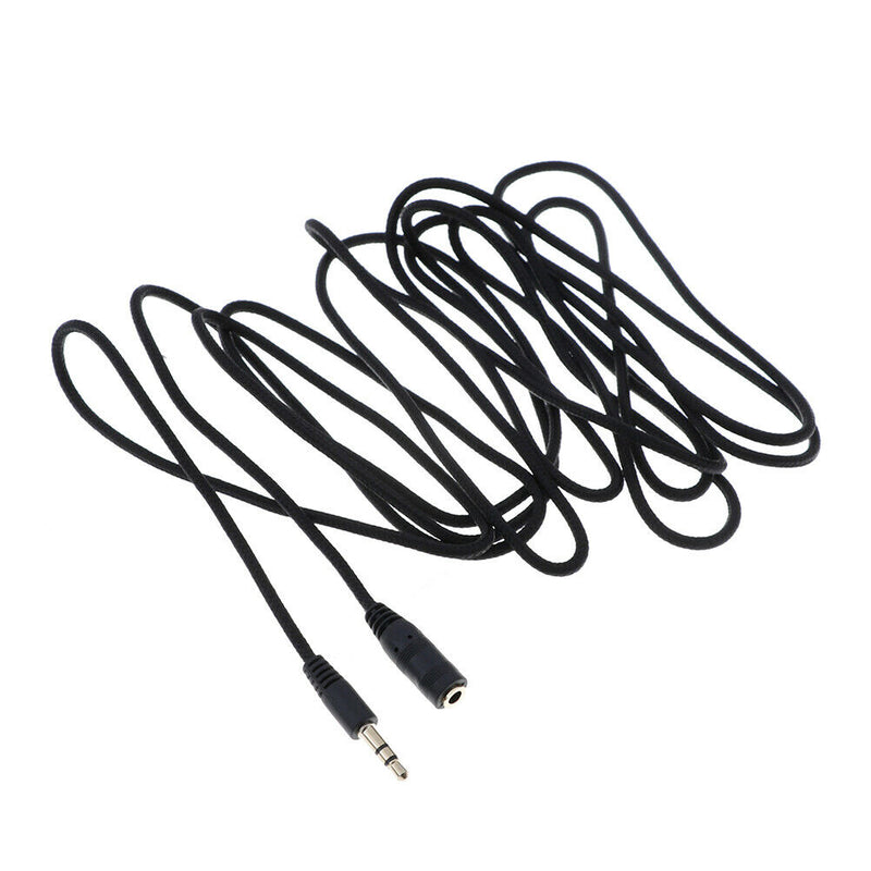 3.5mm female--male aux stereo audio headphones extension cable lead cord wire