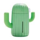 1X(340Ml Usb Air Humidifier Cactus Timing Aromatherapy Diffuser Mist Maker