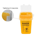 Tattoo Medical Plastic Sharps Container Biohazard Needle Disposal Waste Box