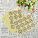 120pcs Thank you Kraft Seal Stickers Paper Label for DIY Gift Cookie PackagingM&