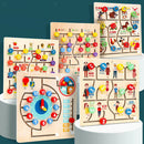 Montessori Toys Kids Educational Toys Wooden Toys Teaching Time Number