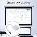 USB 3.0 to VGA Video Display Adapter 1080P Multi-Display Converter (White)
