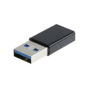 USB 3.0 Male to USB 3.1 Type C Female Connector Data Adapter USB-C Black