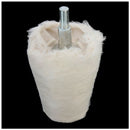 2 inch Cone Tapered Rotary Weave Cotton Polishing Buffing Wheel 1/4 inch Sh