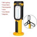 LED Work Light COB Inspection Lamp Magnetic Hand Torch Rechargeable Cars Garage