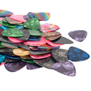 100pcs Guitar Picks in A Set, Celluloid Plectrum for Acoustic Guitar,