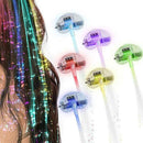 1 Pc  Lights Hair Light-Up Hair Barrettes Braid Party Dancing Hairpin Ha