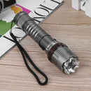 3 Mode XML-T6 1000LM Outdoor Metal LED Torch Zoomable Flashlight Camping A