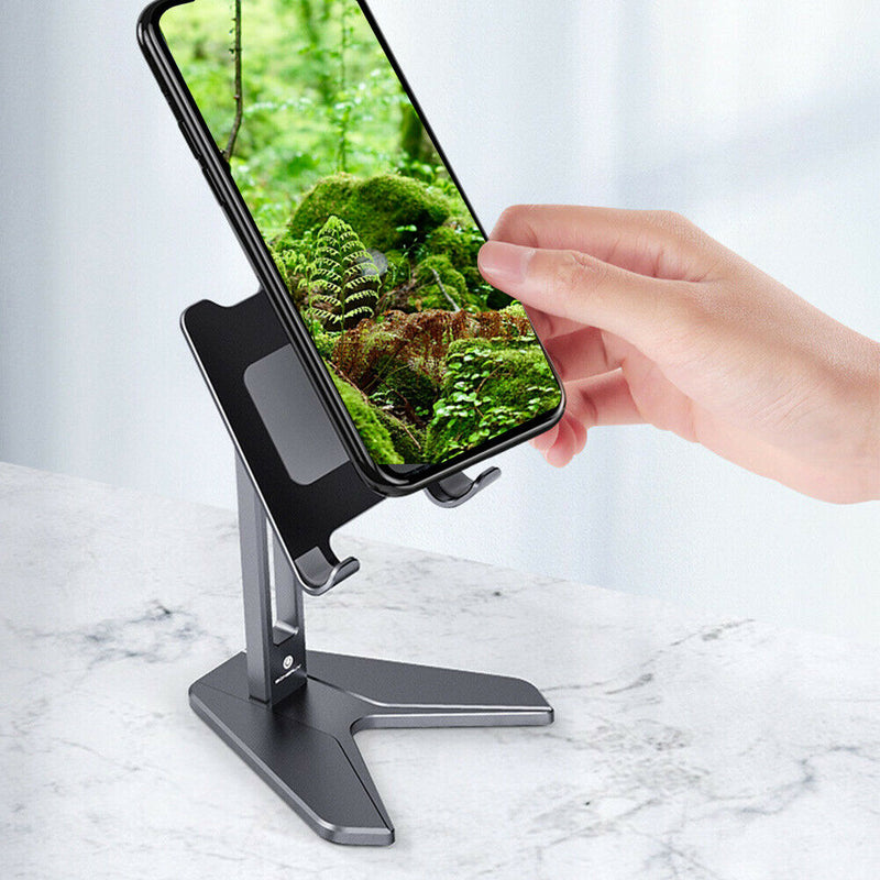 Anti Slip Aluminum Alloy Support Cell Phone Stand For Desk Lazy Tablet Holder