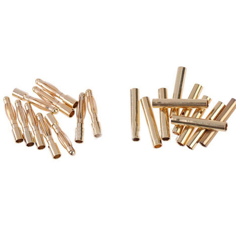 10Pairs/Set 2mm Bullet Banana Plug Wire Connector Tool for RC Battery`3C