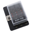 Fuse Panel Motorcycle 6 Way LED Indictor Light Blade Box Circuit Fuse Block