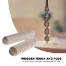100pcs Wooden Needle Bolt Dowel Pins Round Raft Cork Twill Wood Nails (A) A