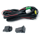 Set Of Wiring Harness Sockets Wire + Switch with Led Indicators Relay Cable