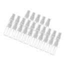 25pcs Portable Mini Fine Mist  Sprayer Bottles With Pump Cap 10ml