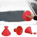 Cone Shaped Scrape Windshield Ice Scraper Funnel Car Glass Scraper Snow Remover