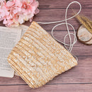 rattan grass small ladies can be fitted with mobile purse cute grass women bag Z