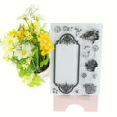 Beautiful Flower Fairy transparent silico clear rubber stamp cling diary decor #
