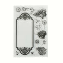 Beautiful Flower Fairy transparent silico clear rubber stamp cling diary decor #