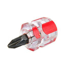 Mini Short Stubby Phillips Slotted Screwdriver Set D8C2