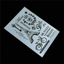 tower bicycle layering stencils for wall painting scrapbooking stamp album JR