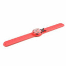 Child Boy Girl Ladybug Adorable Cartoon Silicone Watch - Color: Red