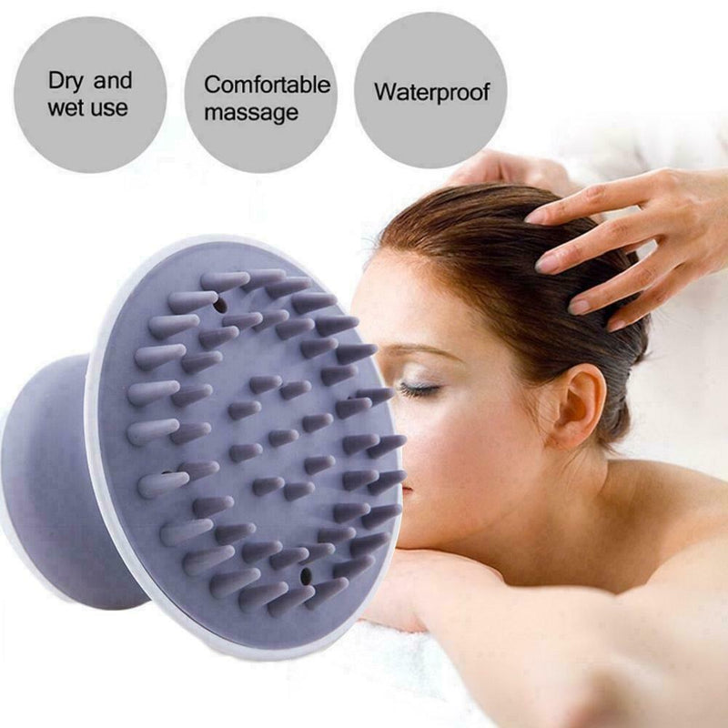 Multipurpose Electric Vibrating Scalp Massage Head Hair Care Brush Massager O9T6