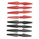 8pcs Four-aircraft Red & Black Propellers Adapter for MJX B2W B2C RC Drone,