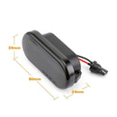 Car Dynamic Water Light Led Foliate Turn Signal For Volkswagen Bora Golf 3