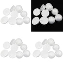 30Pc 10cm Half Round Sphere Ball Polystyrene Solid Foam Hemisphere DIY Decor