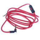 3.5mm Male to Male Right Angle Connector Cord,Audio Extension Cable In-line Mic