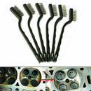 1pc Black Steel Small Brush Cleaning Brushes Wire Spark Wheel Scrub E9K4 Ru Y1M2