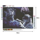 5D DIY Full Drill Diamond Painting Animal Cross Stitch Embroidery (Tiger05)
