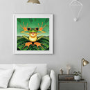 5D DIY Full Drill Diamond Painting Funny Frog Cross Stitch Embroidery Craft