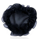2PCs Women Ballet Dance Skating Snoods Hair Net Bun Cover Black Nylon Material Z
