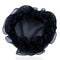 2PCs Women Ballet Dance Skating Snoods Hair Net Bun Cover Black Nylon Material Z