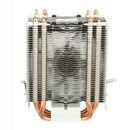 4pcs Heatpipe Radiator Blue LED Hydraulic Bearing CPU Cooler Fan Heatsink A