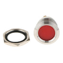 8mm 12V Yellow LED Metal Indicator Flashing Light Blinker Red for Car Truck