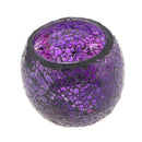 Mosaic Glass Candle Holder Bowl Tealight Votive Holder Wedding Home Decor